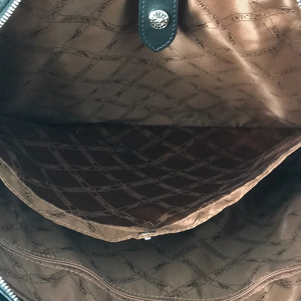 🔥HOT PRICE🔥Longchamp Mocha Cavalier leather document holder